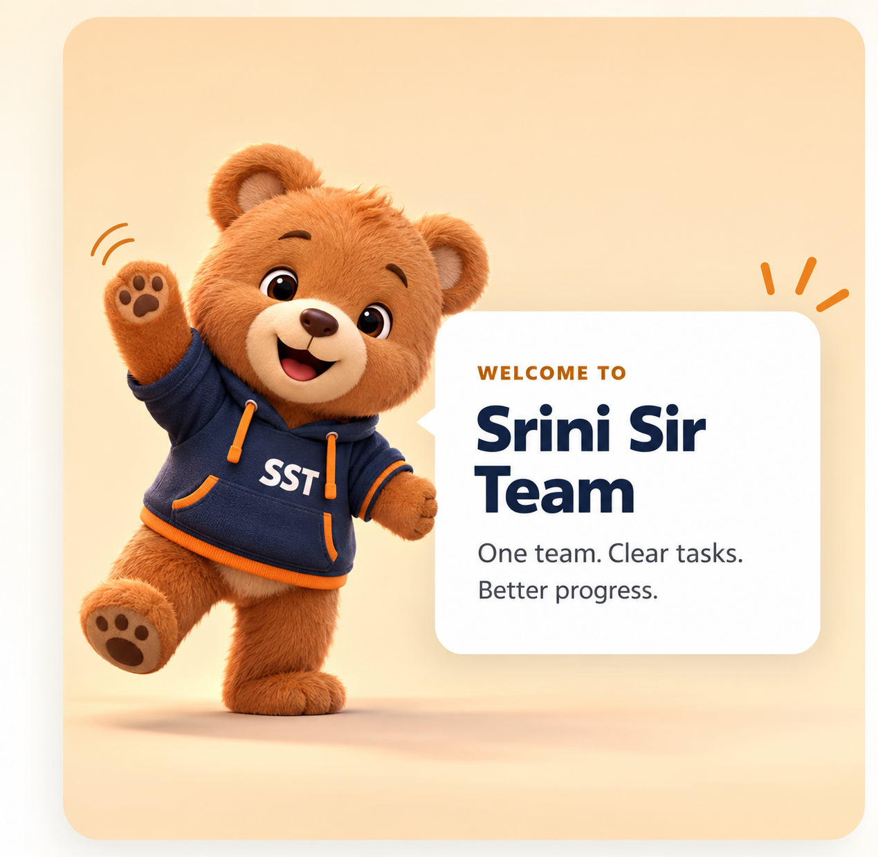 Srini Sir Team Welcome